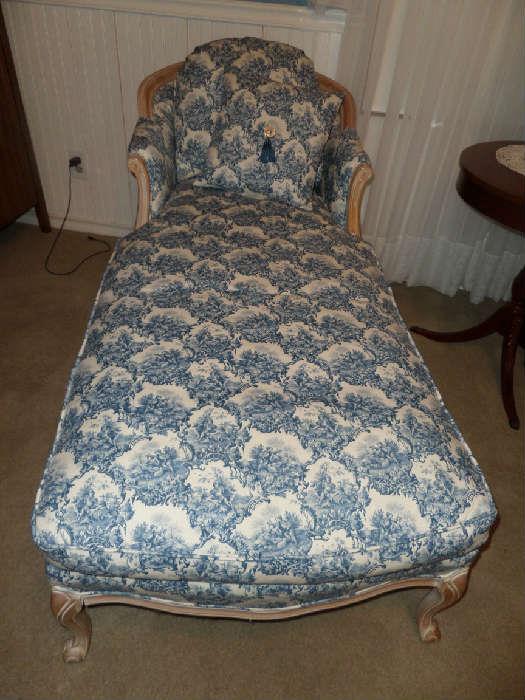 Custom Upholstered Chaise Lounge