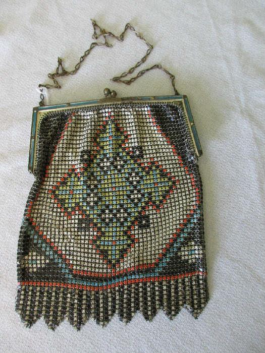 Whiting & Davis Co. Antique Mesh Handbag
