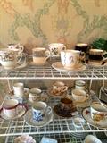 Assorted cups & saucers