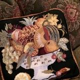 Some of the decorative pillows