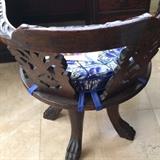Carved antique chair