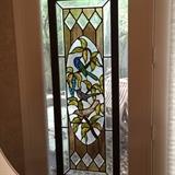 Stain glass bird panel