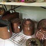 A few more of the antique copper pieces