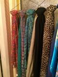 Variety of scarves