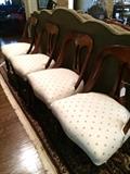 Four antique chairs