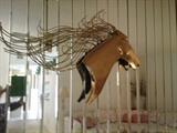Brass Horse Head decor