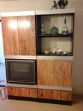 Metal and wood Entertainment/Storage unit