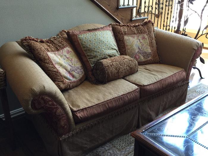 Two super custom designed sofas by Domain Home Furnishings