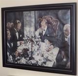 C. L. CUNNINGHAM (United States)
“Stern Radiance and Bored Decadence”
Oil with crushed glass on Canvas
Los Angeles 1990
$4,900
