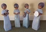 NONA EYRAS (Argentina)
Angel Musicians
Ceramic
Laguna Beach 1992
$695/set
