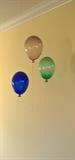 LIVIO DE MARCHI (Italy)                                             "Balloons"                                                                            Murano Glass                                                                                                    Las Vegas 2003                                                                      $325 each