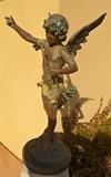 AUGUSTE MOUREAU (France)                                                  "Cupid"                                                                                               Recast Bronze                                                                                  San Diego 1998                                                                           $195