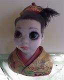 MARGARET KEANE (United States)
“Untitled”
Cernit/Gold Leaf Sculpture
San Francisco 1994
$395