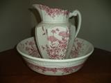 Meadow Sweet Ironstone Pitcher & Basin