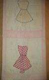 Vintage Sun Bonnet Baby Quilt (some wear)