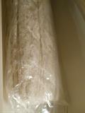 6- 8' LACE PANELS W/GROMMETS, DOUBLE WIDTH