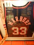 DEVILS SIGNED HOCKEY STICK
MARBURY SIGNED & FRAMED JERSEY