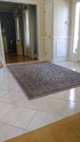 Foyer rug 62" w x 94" L 