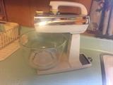 Vintage kenmore mixer.  We tried it. It works!
