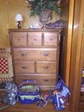 Great chest of drawers, and lots of kids toys!