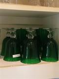 Green glassware