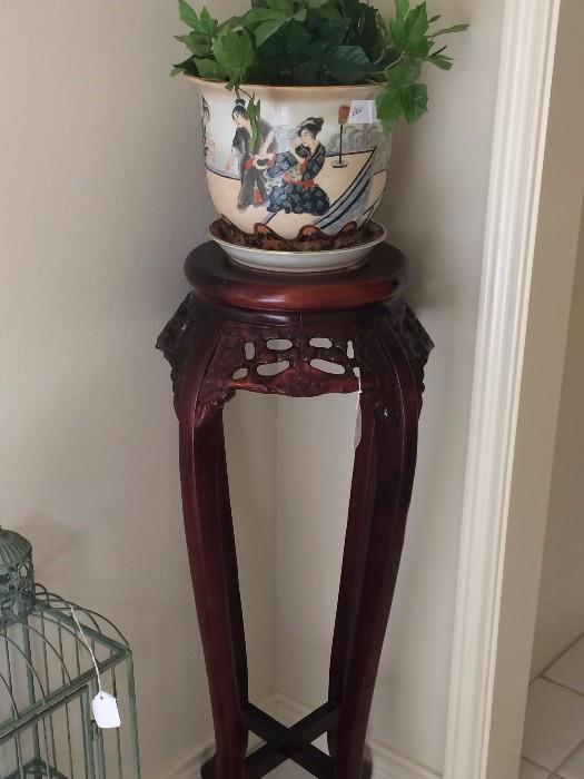 Plant stand; Asian planter