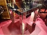 MIRRORED SIDE TABLE, EXCELLENT CONDITION