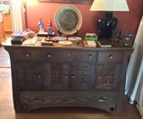 Mission style buffet (not old)