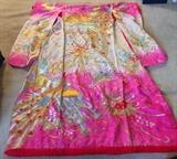 Embroidered Japanese kimono coat