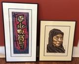 Two editioned prints by W. Guetes (Mexico, 20th century)