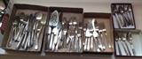 Silverplate flatware including Oneida Grosvenor & more