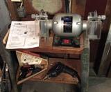 Wilton 6" bench grinder, Weller soldering gun in origins
