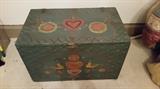 Rare Pennsylvania Dutch Painted Blanket Chest