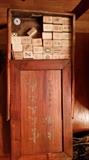 Rare Antique Mahjong Set Ivory and Wood