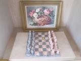 Onyx chess set