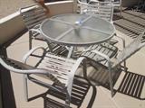 Patio set with 4 chairs
