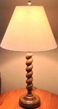 2 wood lamps available