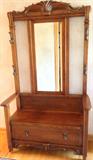 D. Edmonds Capaccio antique coat stand with Mirror