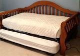 Twin cherrywood day bed; mattress not included