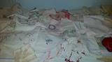 Hand tatted, embroidered, crocheted linens