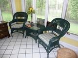 Wicker Chairs and Table