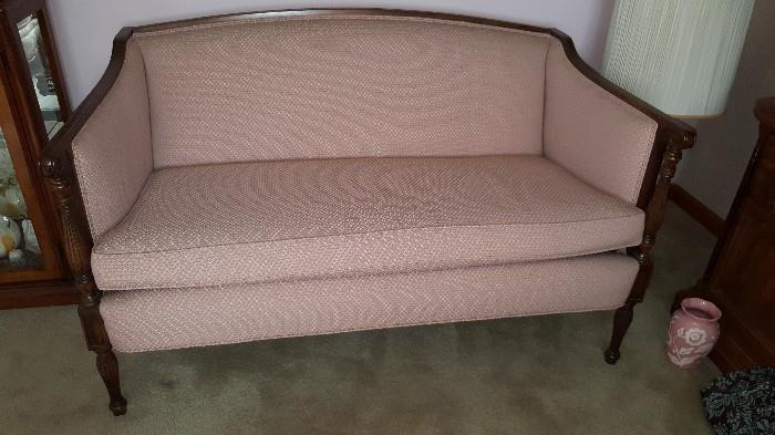 One of a pair of Love Seats