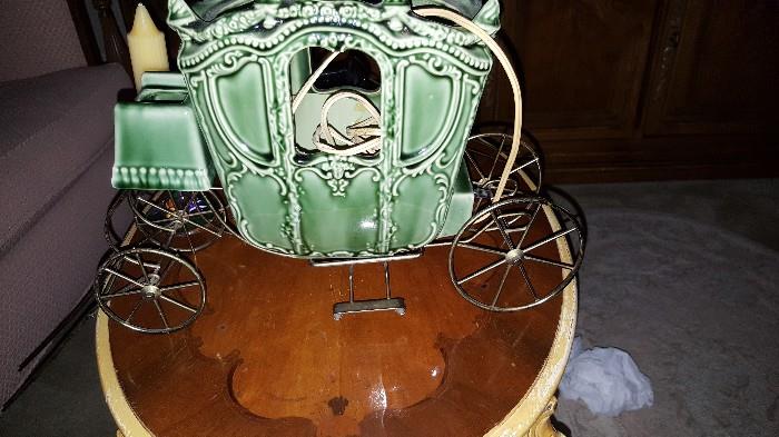 Pottery Carriage Lamp