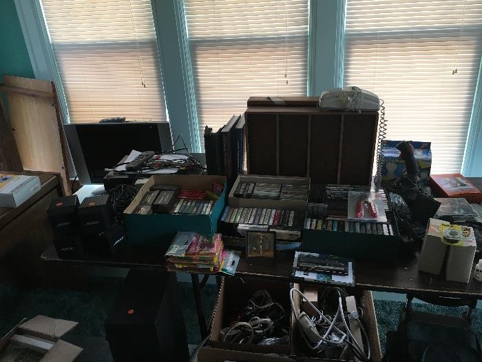 LOTS of miscellaneous electronic items/cords/etc. 