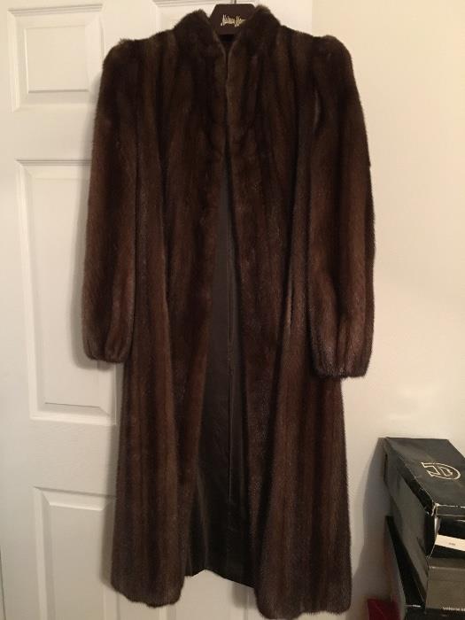 Nieman Marcus full length mink coat