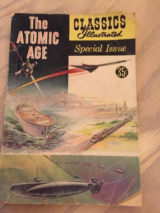 "The Atomic Age" Classics Illustrated Special Issue #156A Comic Book, Great Condition, December 1, 1960