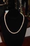 pearl necklace with 14k clasp
