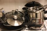 lots of pots and pans