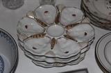 antique oyster plates