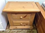 Broyhill Pine Two-Drawer Nightstand
